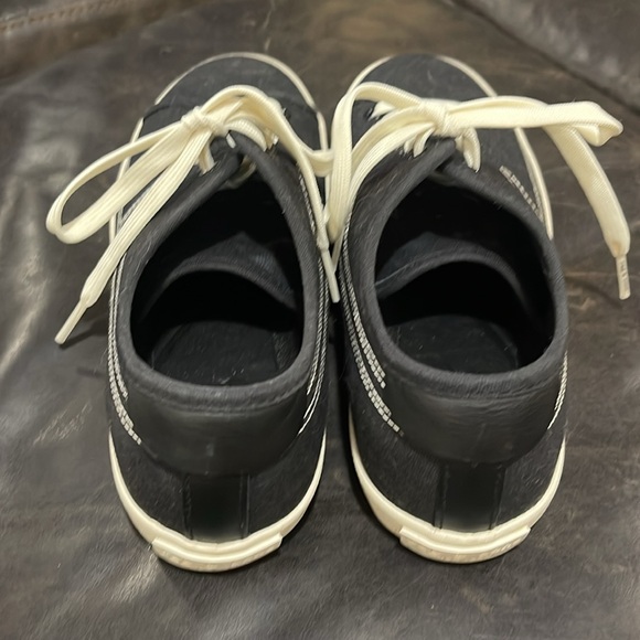 Rag and bone Black low top Retro Canvas Court Sneakers in size 7.5 - Picture 11 of 15